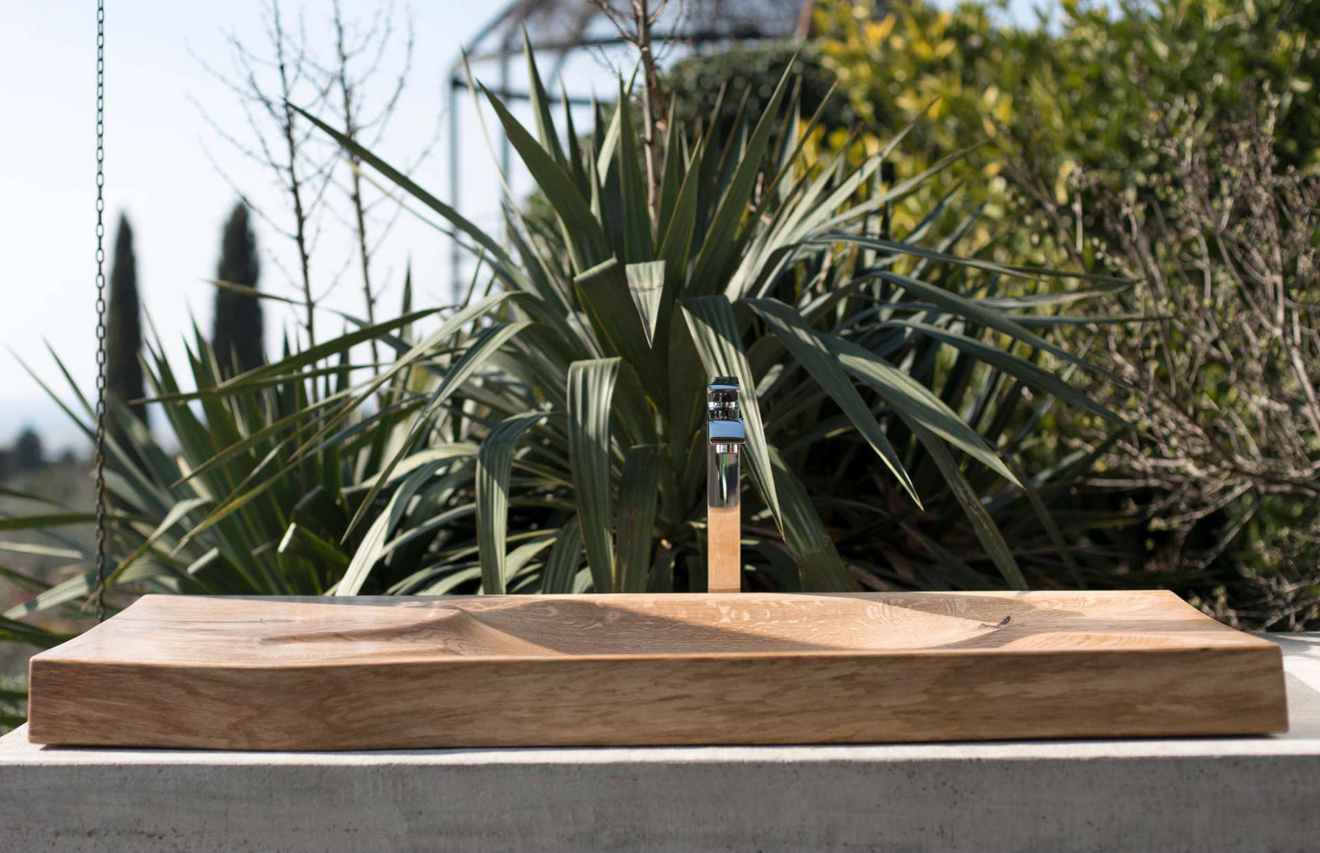 Logotowood - Delux oak sink1